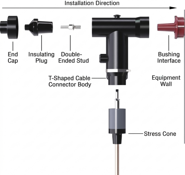 The screen of the Passive Wireless Online Temperature Monitoring System Temperature Sensor SCYC-CW30 ring main unit cable accessory built-in passive wireless temperature measurement system